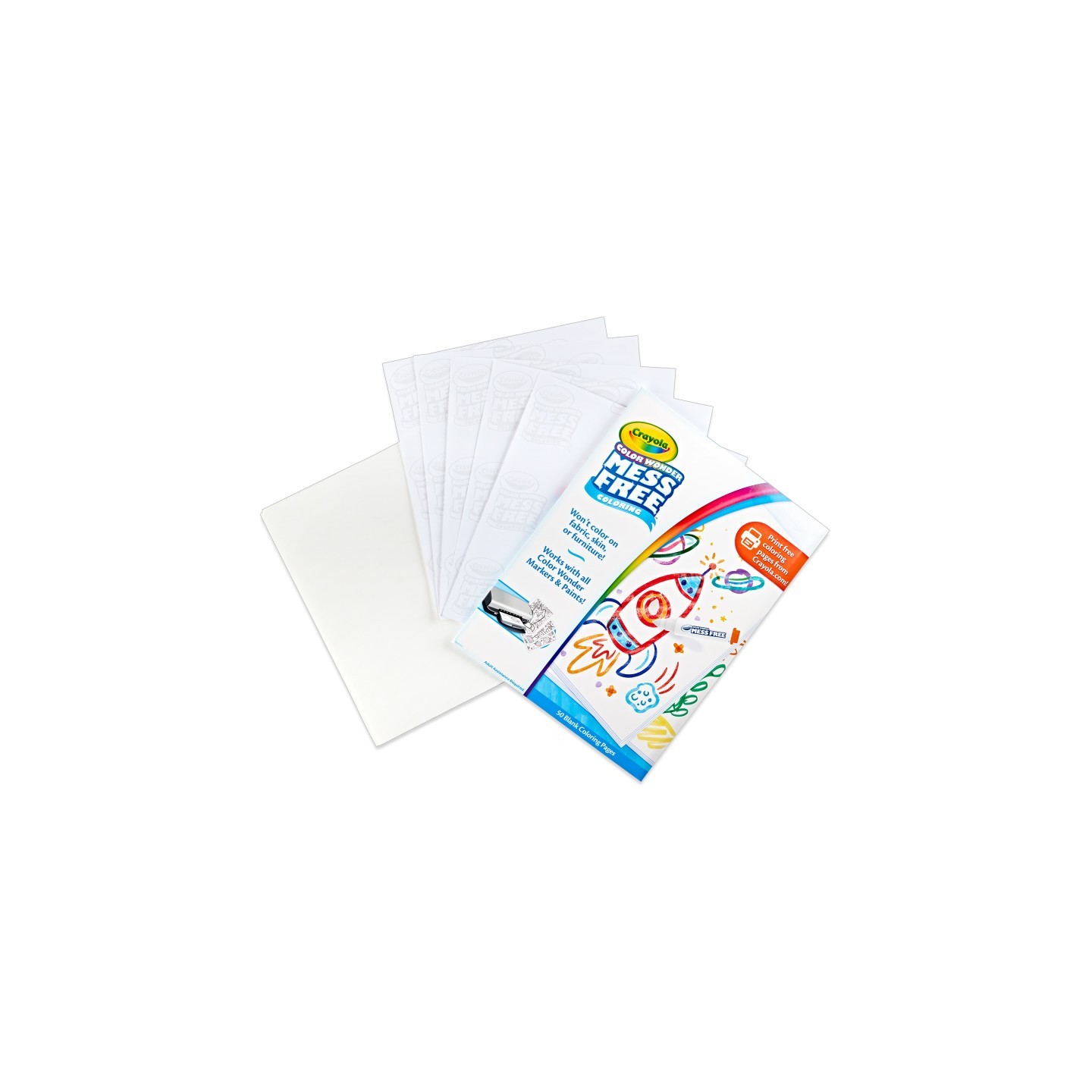 Crayola® Color Wonder® 50 Blank Coloring Pages