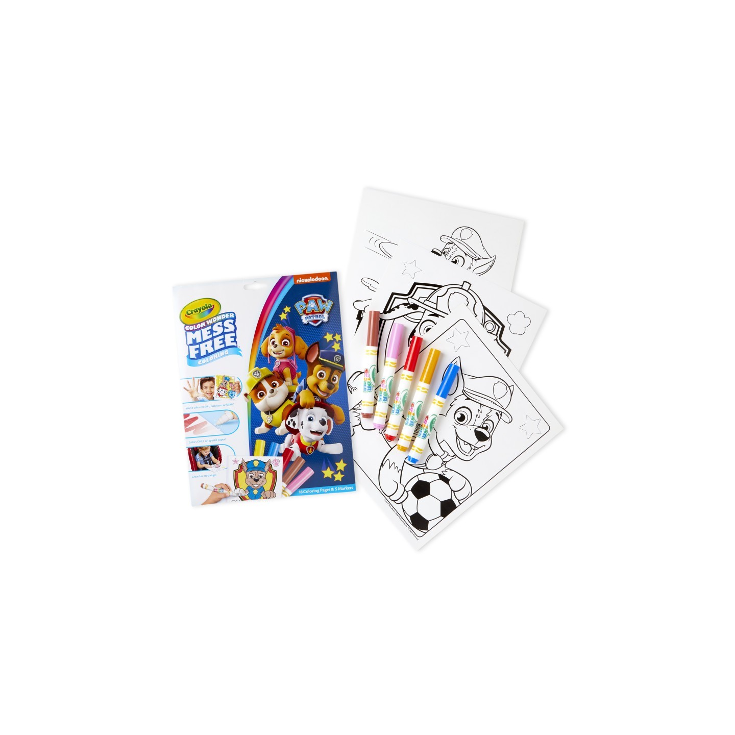 Crayola® Color Wonder® Coloring Pad & Markers, Paw Patrol