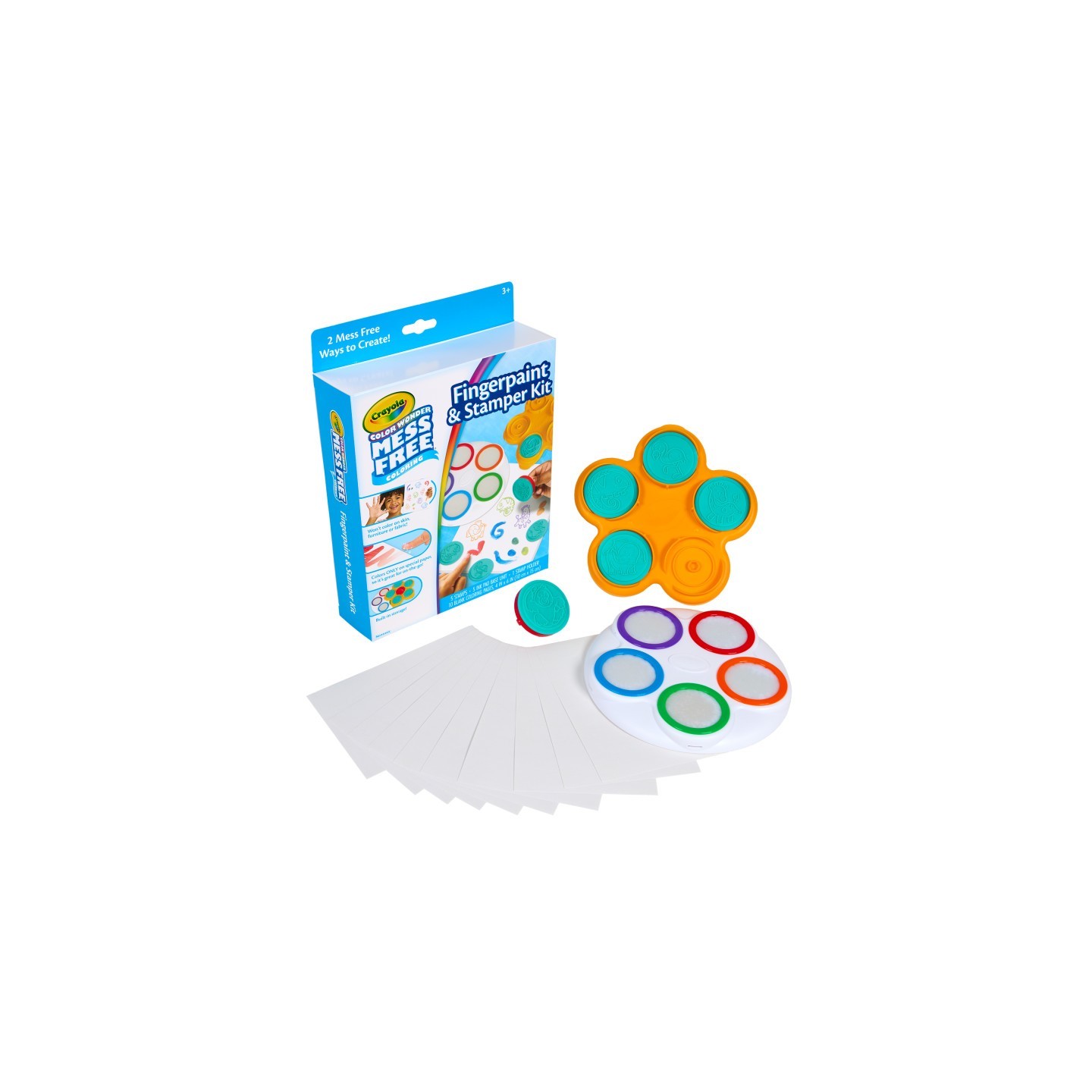 Crayola® Color Wonder Fingerpaint Stamper Kit