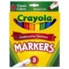 Crayola® Broad Line Markers, Classic Colors, 8 Classic Colors