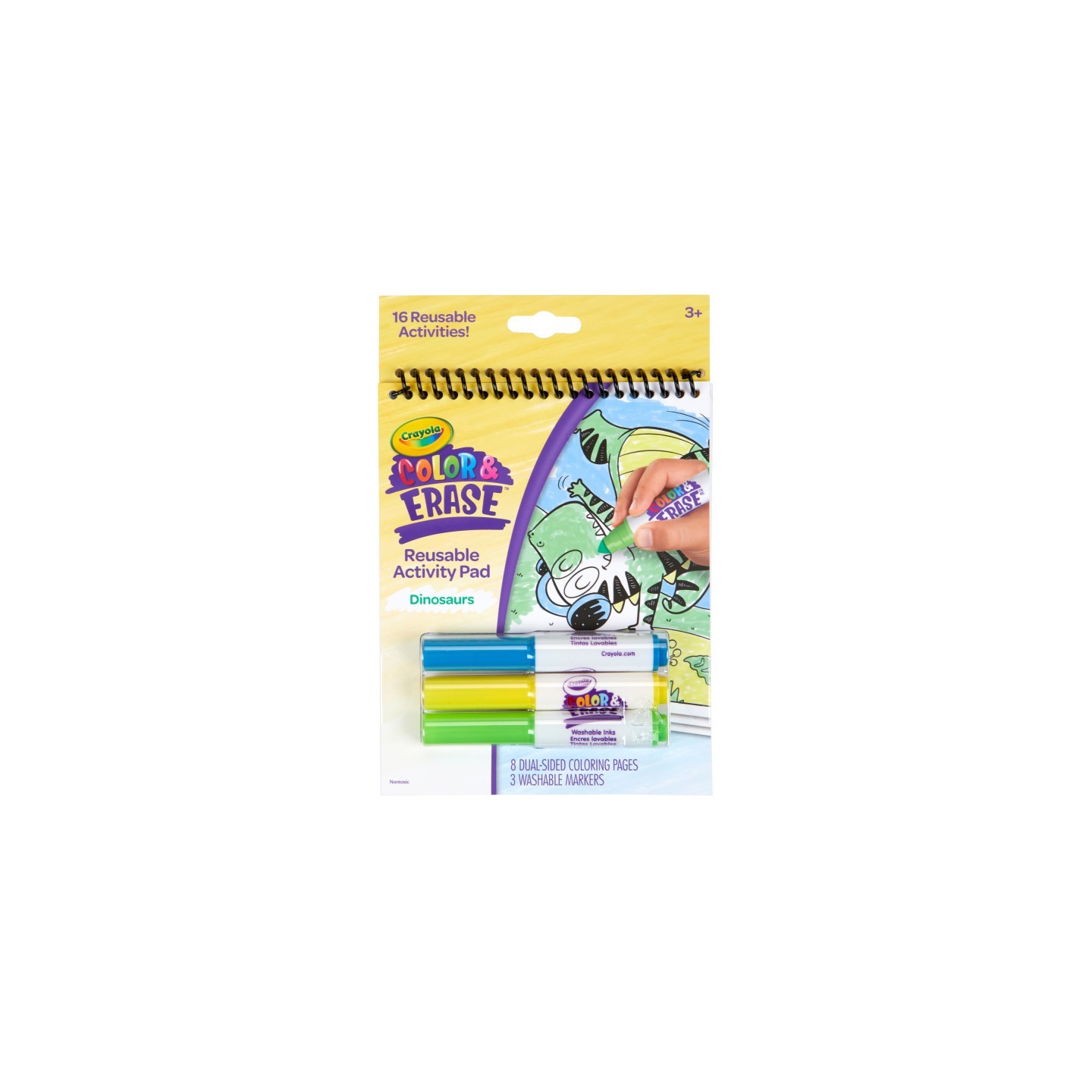 Crayola® Color & Erase Reusable Activity Pad, Dinosaurs