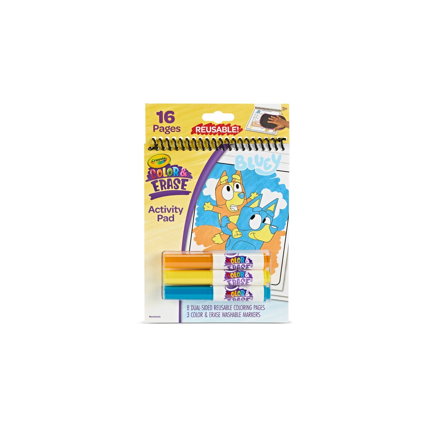 Crayola® Color & Erase Reusable Activity Pad, Bluey