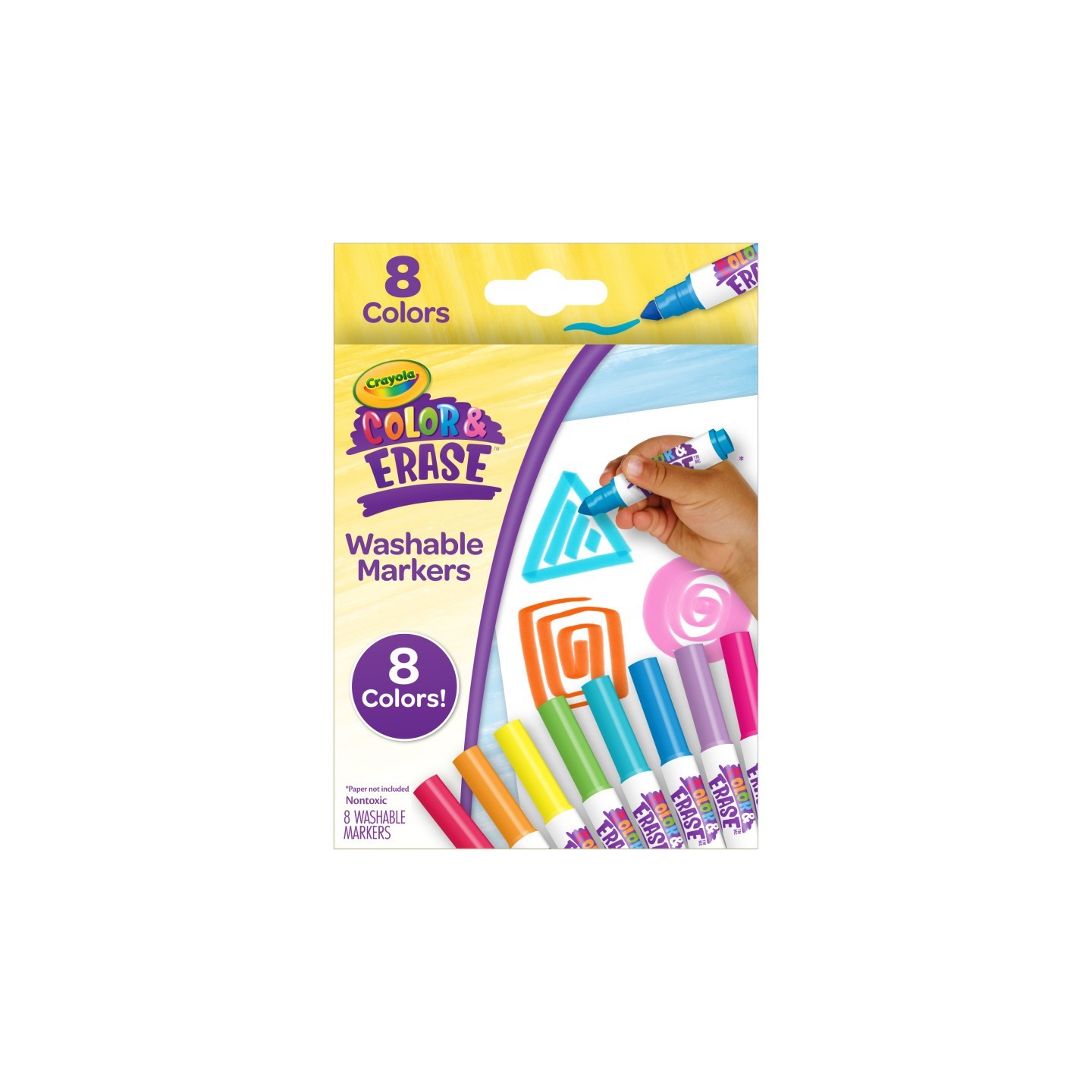 Crayola® Color & Erase Markers, Pack of 8