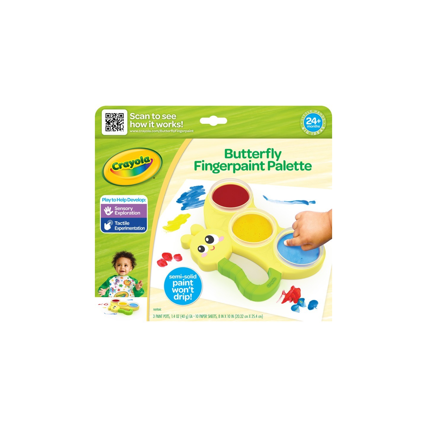 Crayola® Butterfly Fingerpaint Palette