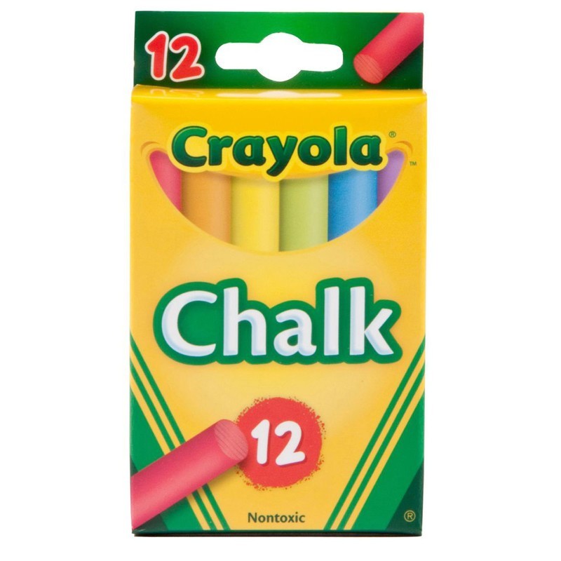 Crayola® Multi-Colored Children's Chalk, 12 Count