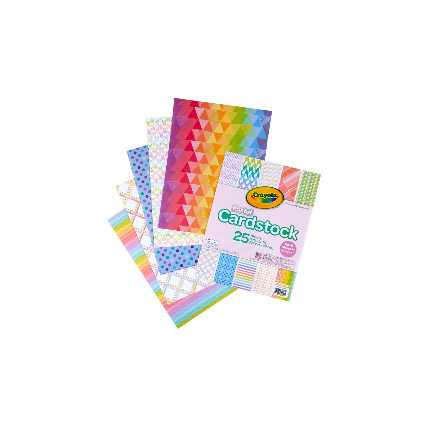Crayola® Pastel Cardstock, 25 Count