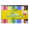 Crayola® Giant Construction Paper Pad with Stencils, 48 Sheets