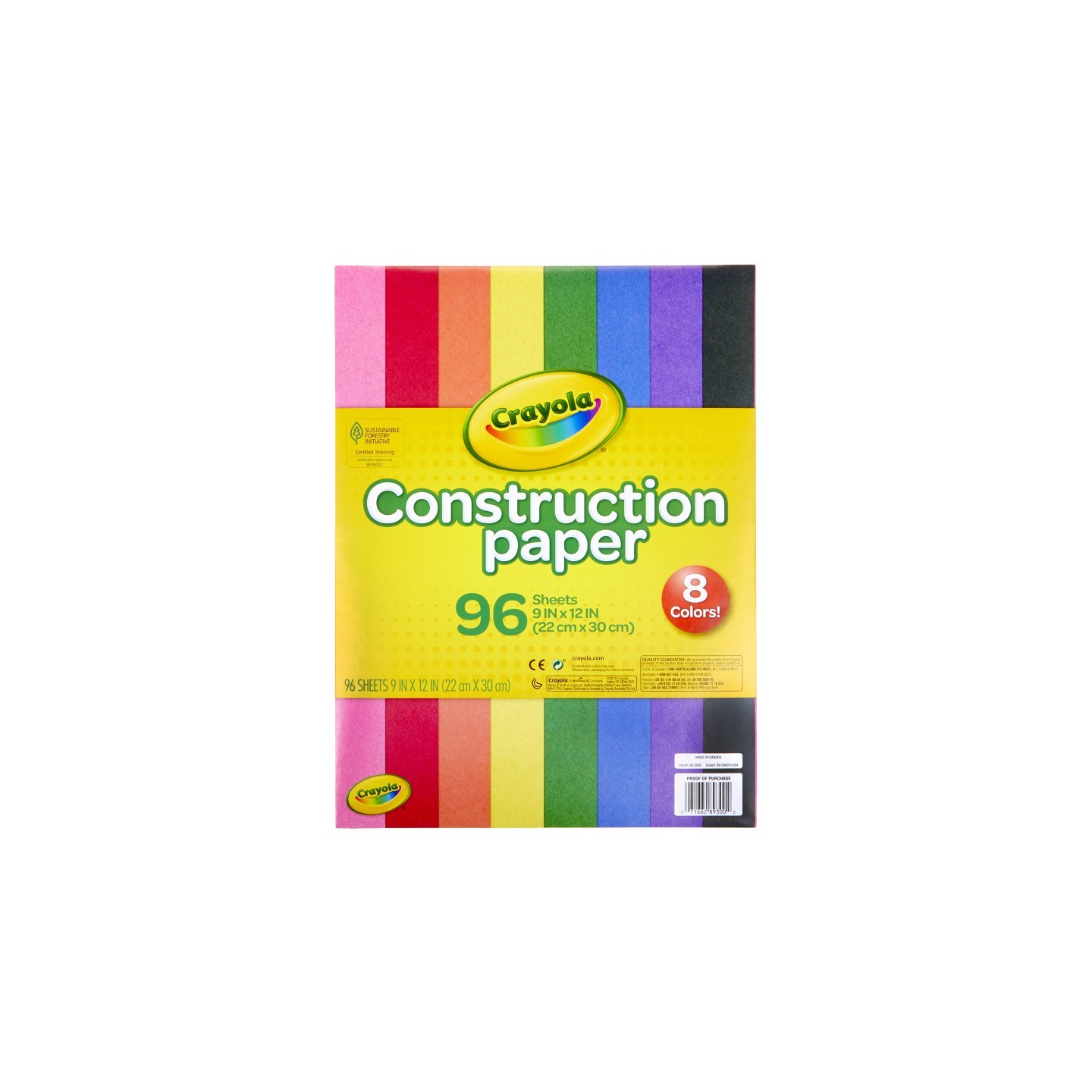 Crayola® Construction Paper, 96 Sheets