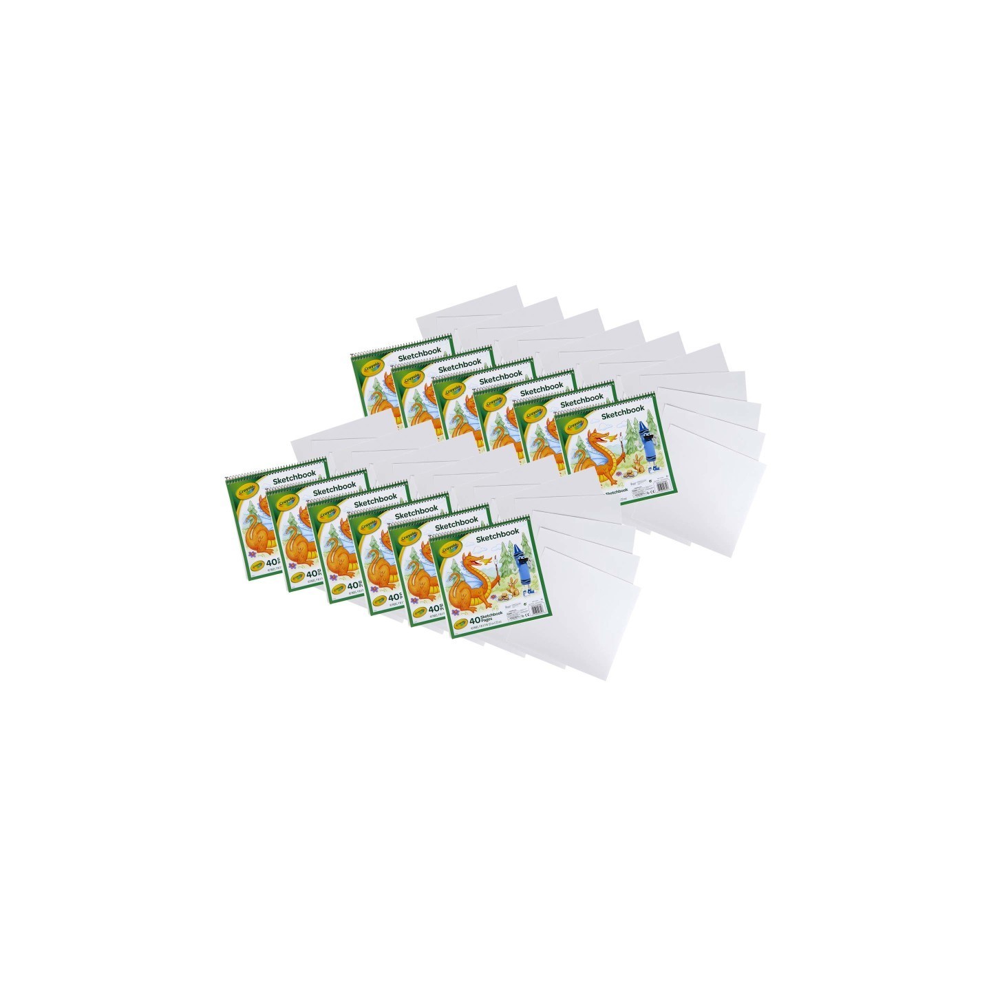 Crayola® Kid's Sketchbook, 40 Pages, Pack of 12