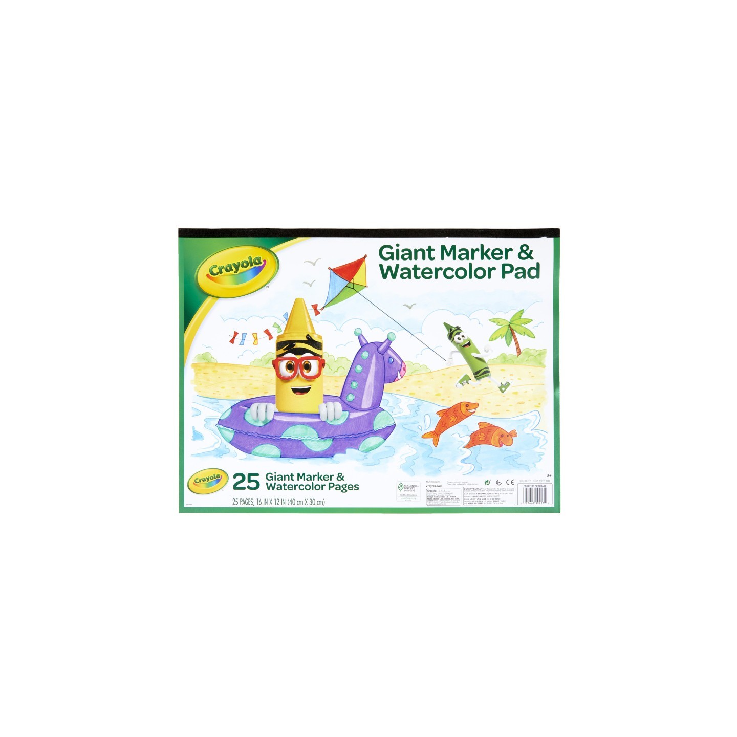 Crayola® Giant Marker & Watercolor Pad