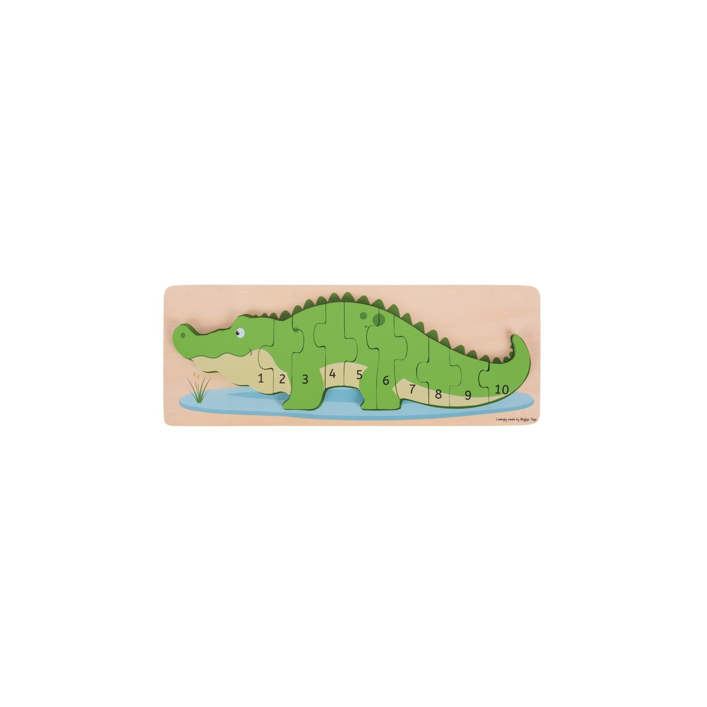 Bigjigs® Toys Crocodile Number Puzzle