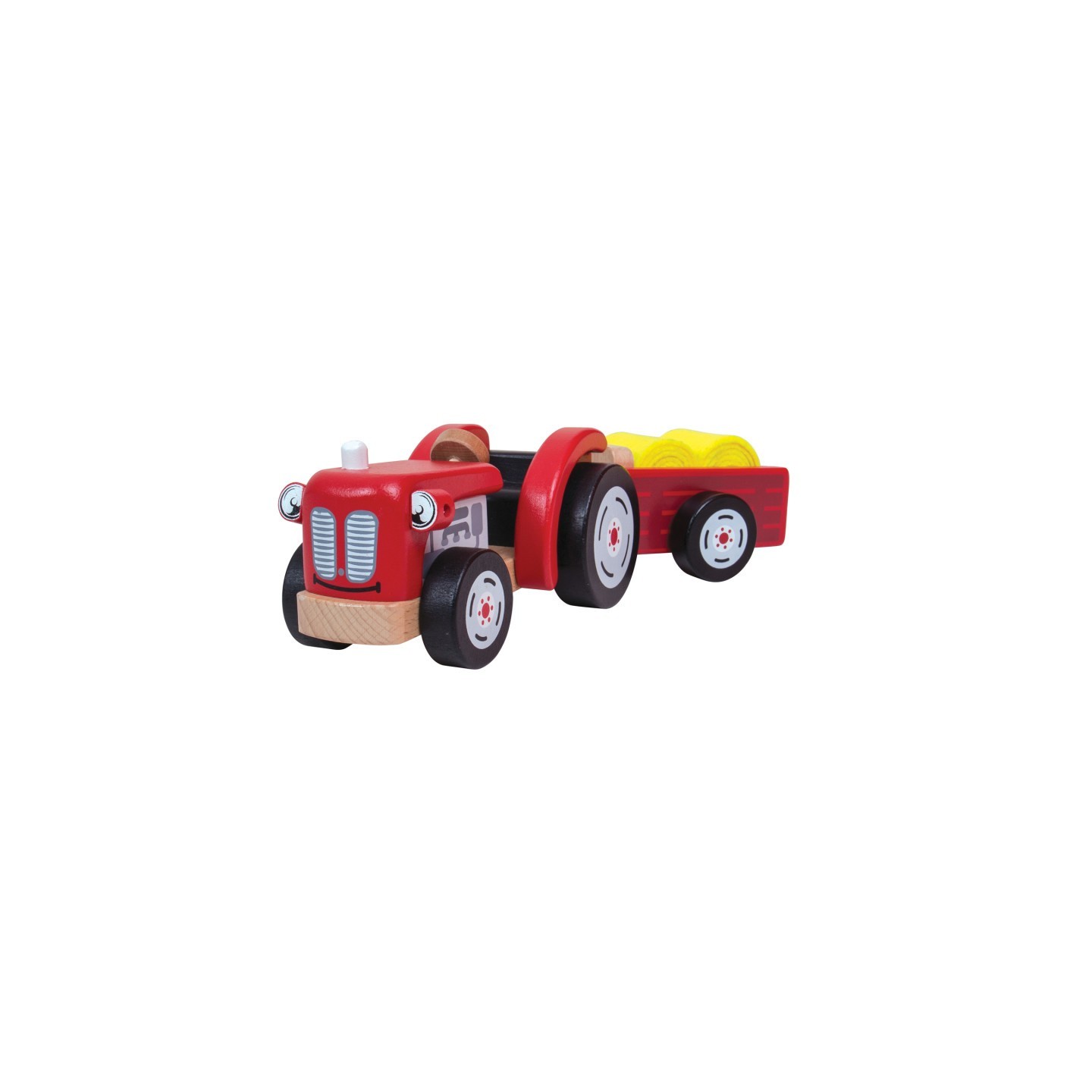 Bigjigs® Toys Tractor and Trailer Playset