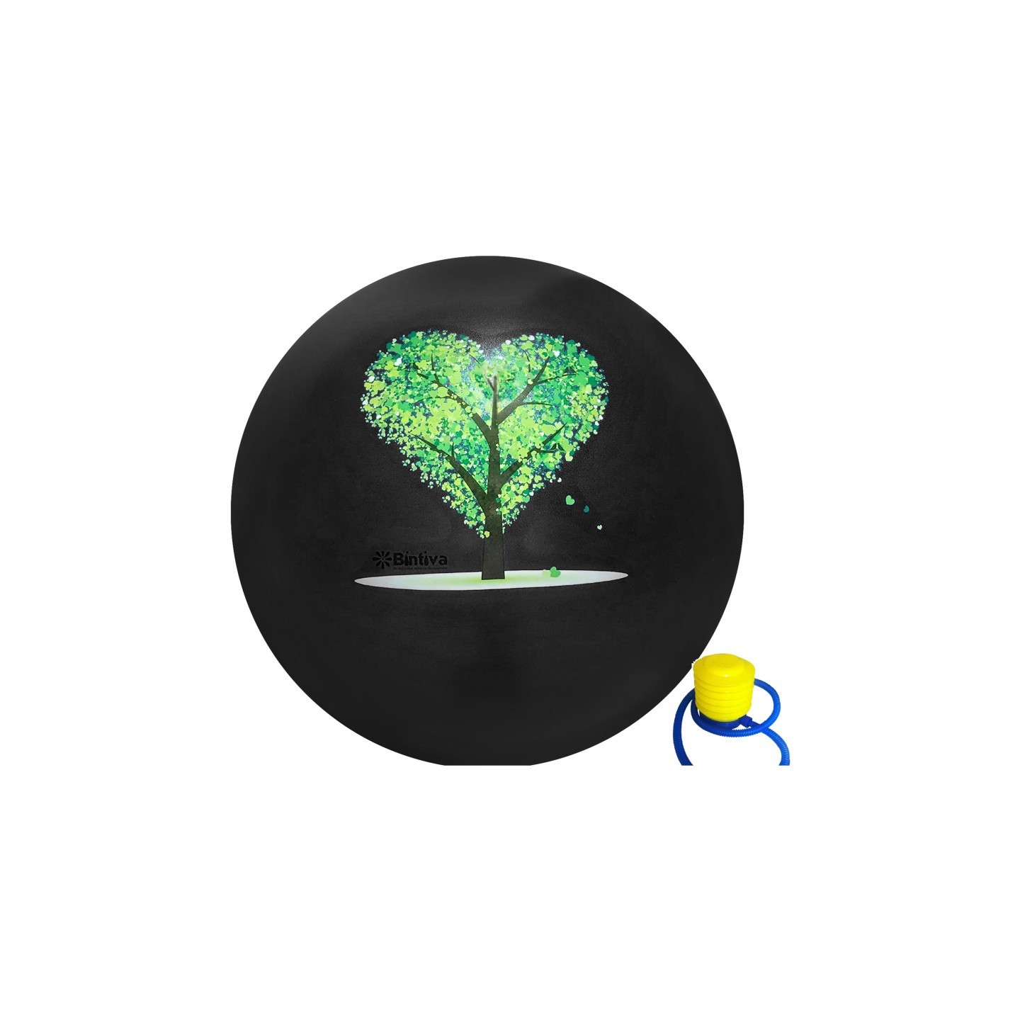 Bintiva Exercise Ball with Stabilizing Sand, 45cm, Black