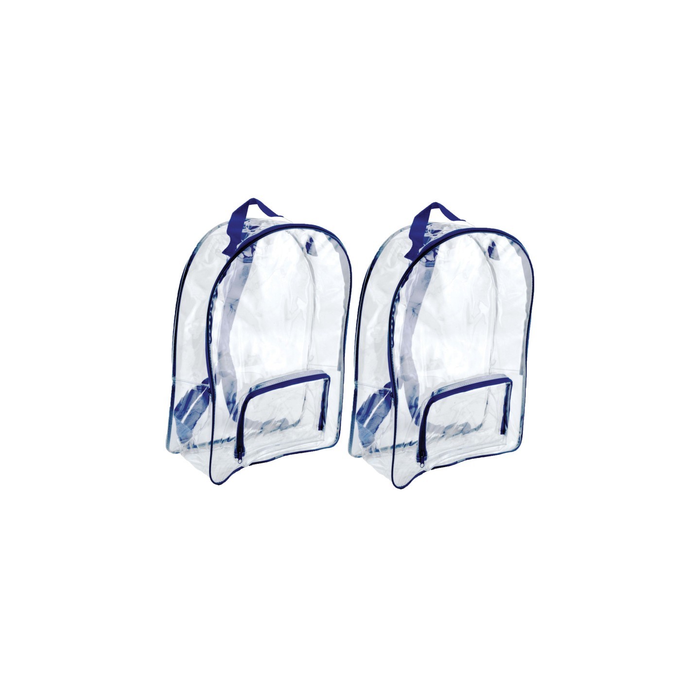 Bags of Bags Clear Backpack, Pack of 2