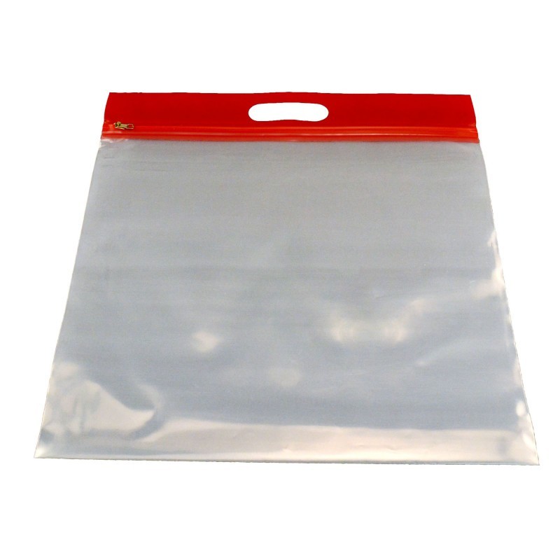 ZIPAFILE® Storage Bag, Red, Pack of 25