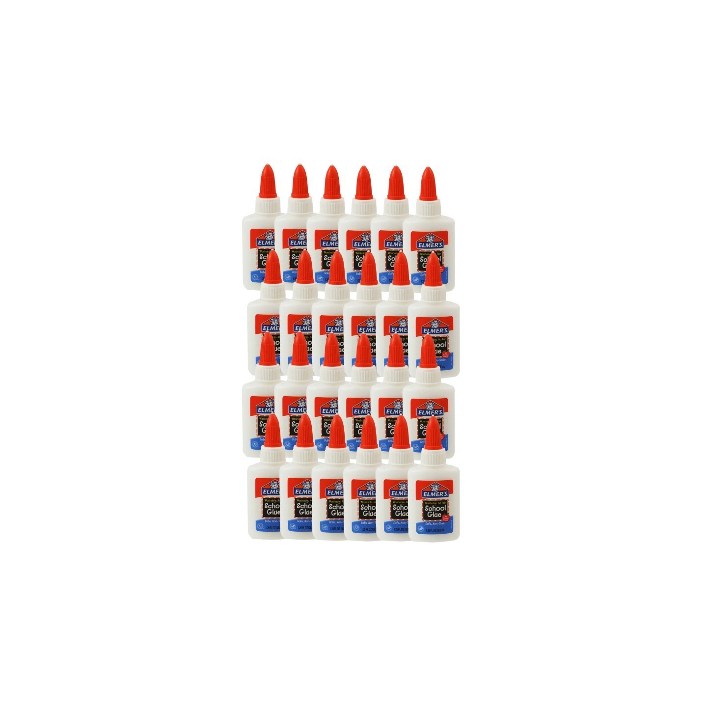 Elmer's® Washable School Glue, 1.25 oz. Bottle, Pack of 24