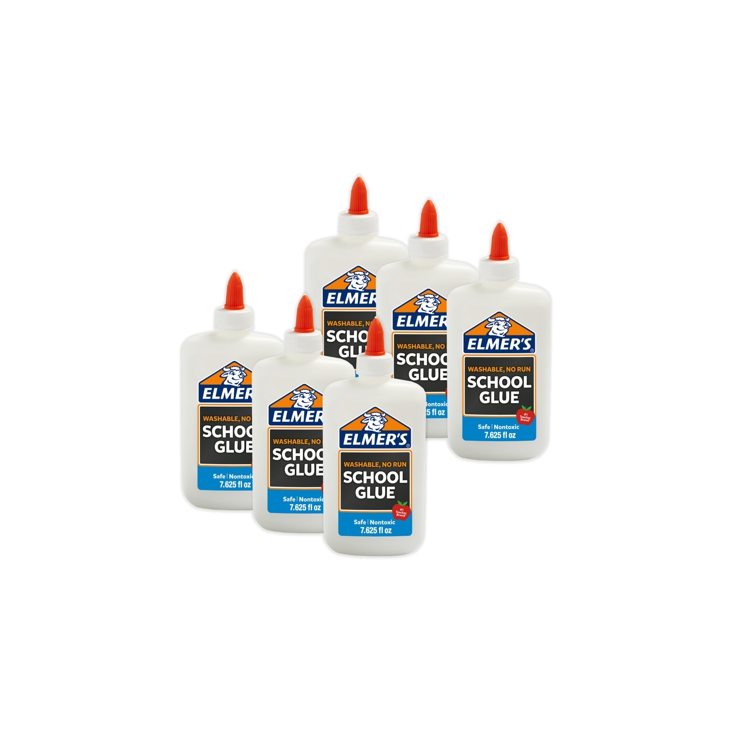 Elmer's® Washable School Glue, 8 oz., Pack of 6