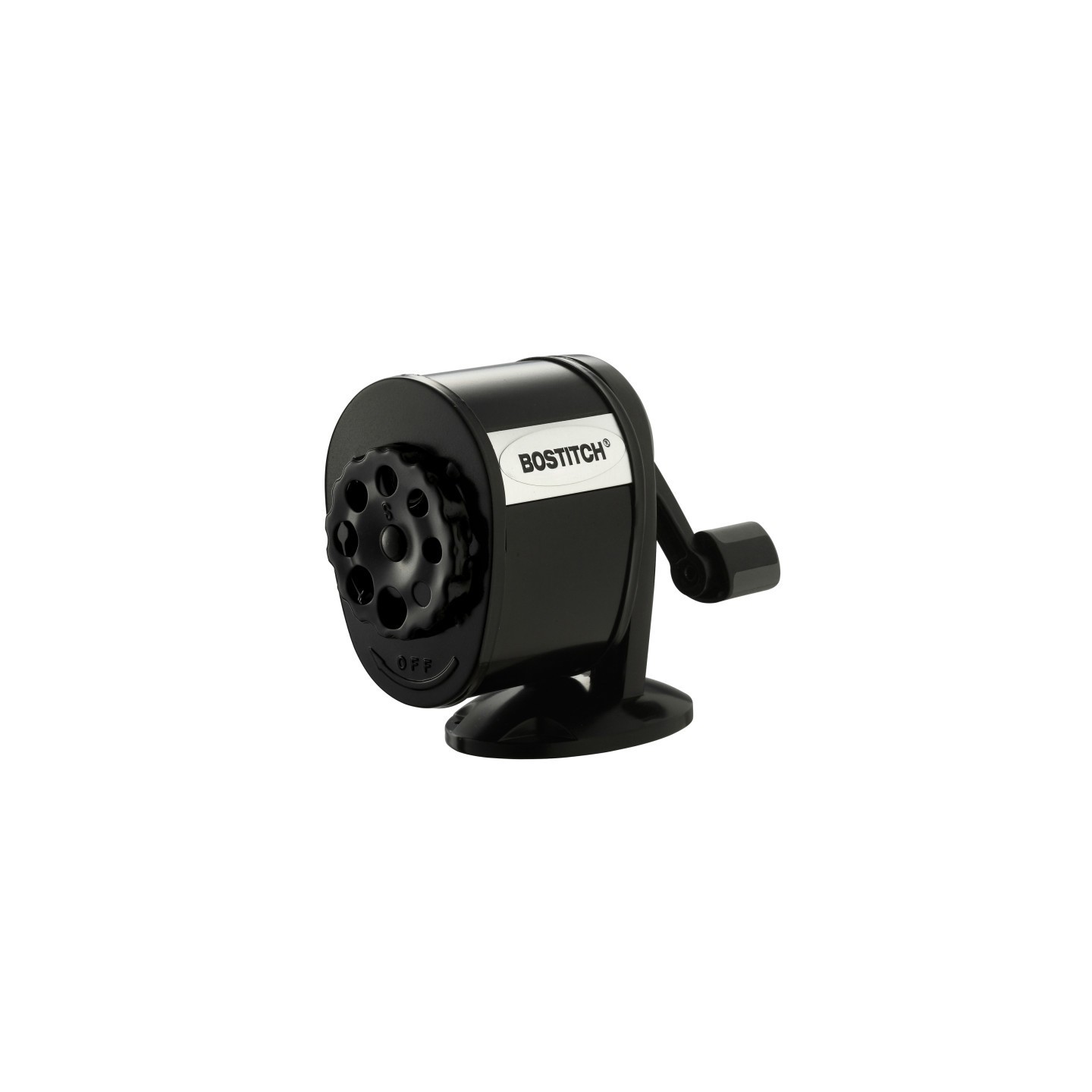 Bostitch Antimicrobial Manual Pencil Sharpener, Black