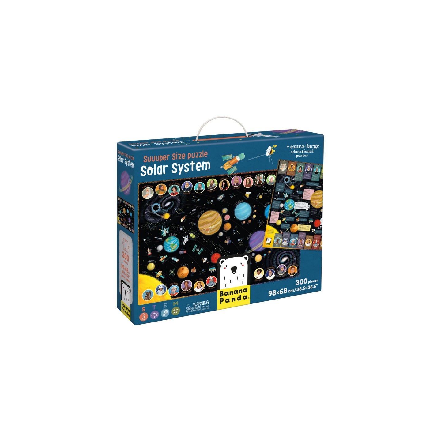 Banana Panda Suuuper Size Puzzle, Solar System, Ages 7+