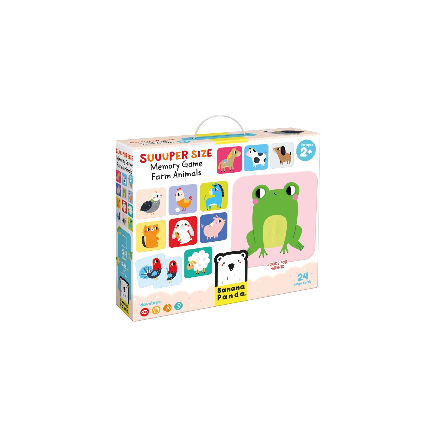 Banana Panda Suuuper Size Farm Animals Memory Game