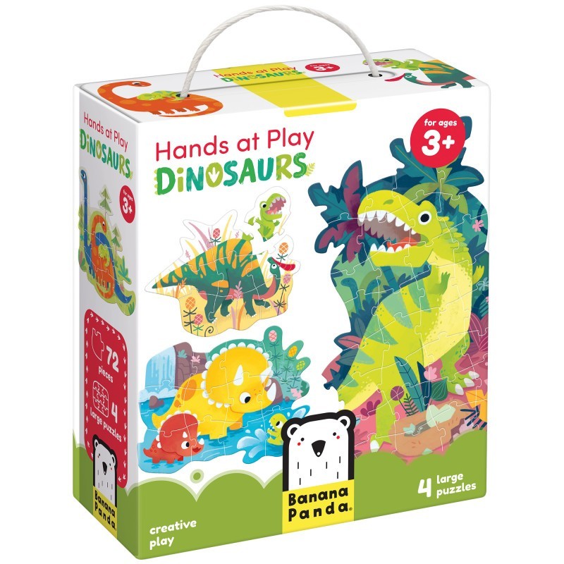 Banana Panda Hands at Play Dinosaurs, Age 3+