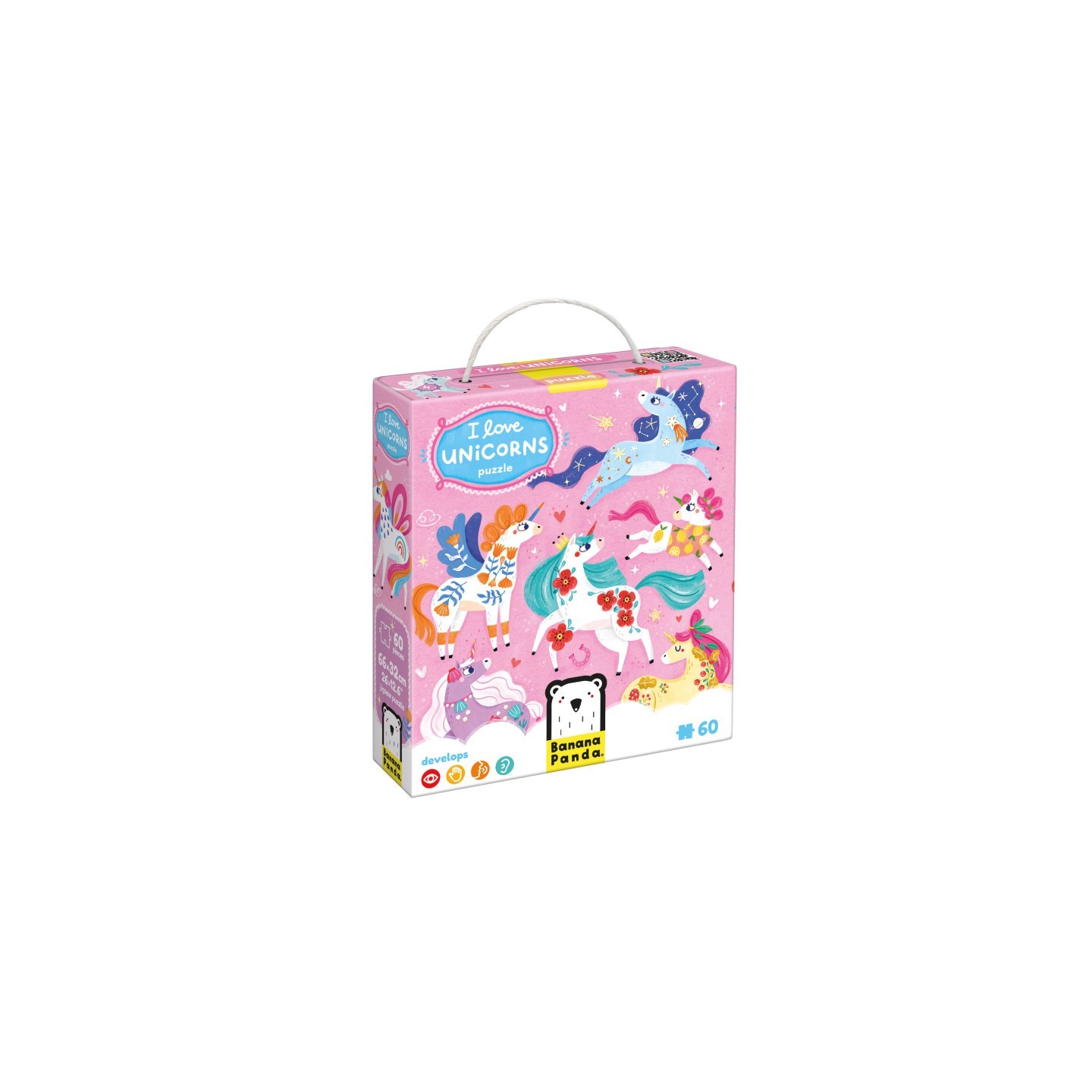 Banana Panda I Love Unicorns Puzzle, Ages 4+