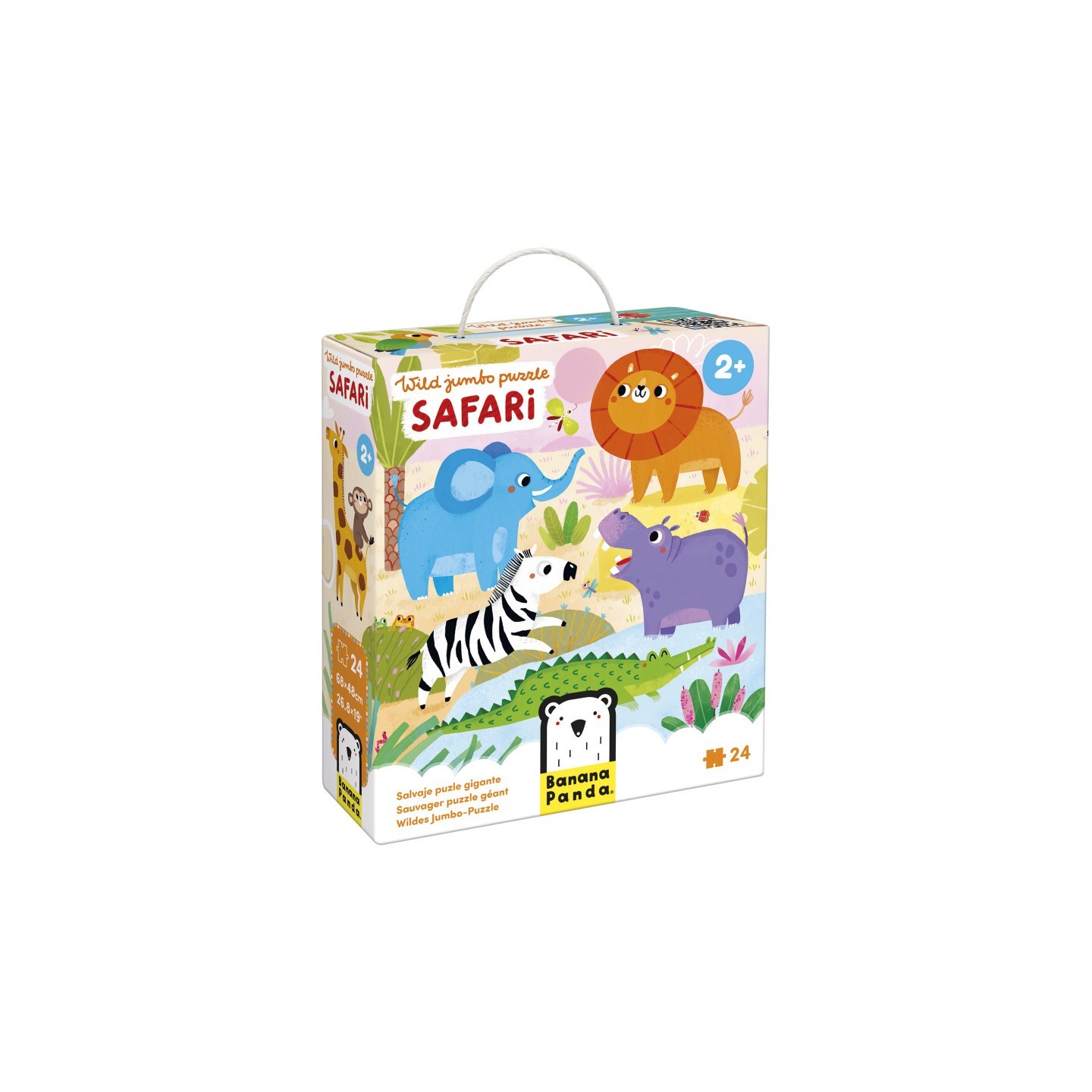 Banana Panda Wild Jumbo Puzzle Safari, 2+ Years