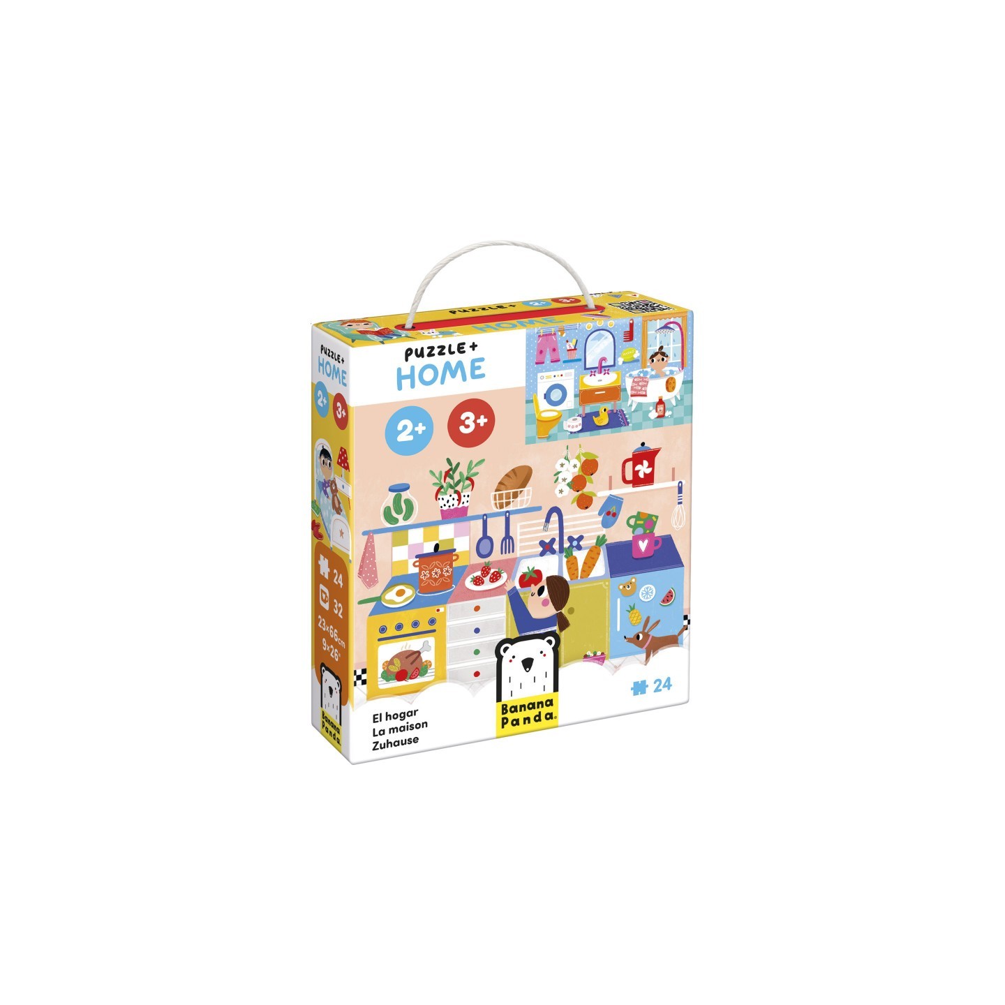 Banana Panda Puzzle + Home