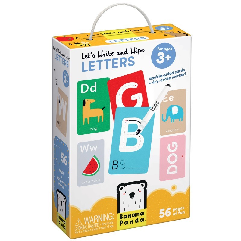 Banana Panda Let's Write and Wipe Letters