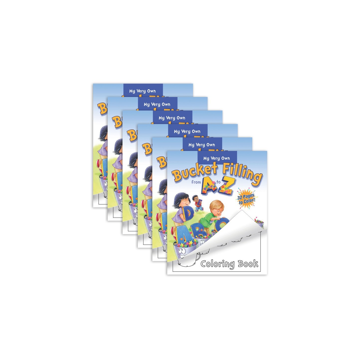 Bucket Fillers Bucket Filling from A-Z Coloring Book, Pack of 6