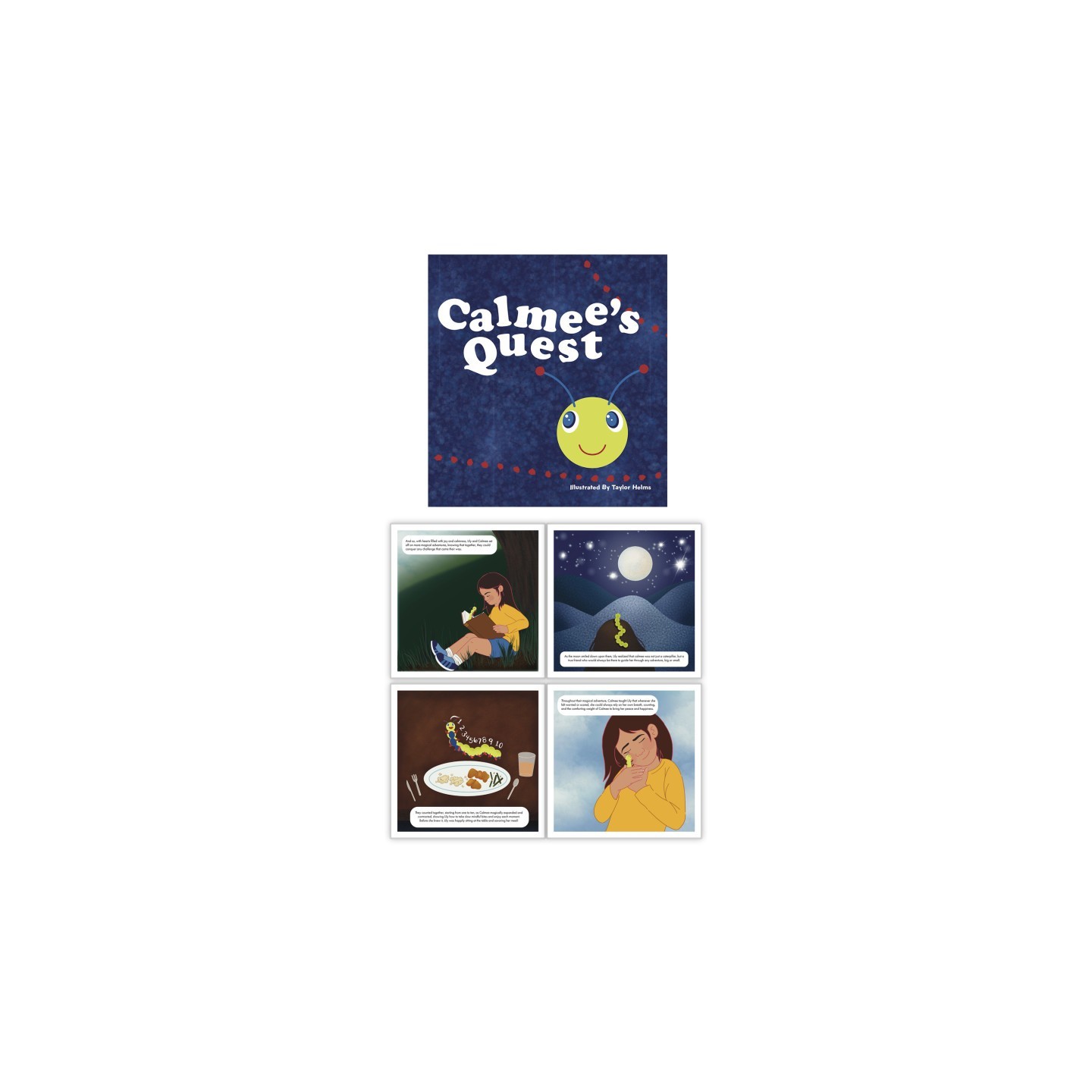 The Calm Caterpillar Calmee's Quest Board Book