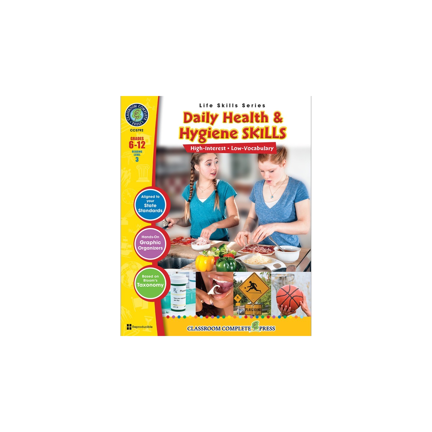 Classroom Complete Press Daily Health & Hygiene Skills Book, Grade 6-12