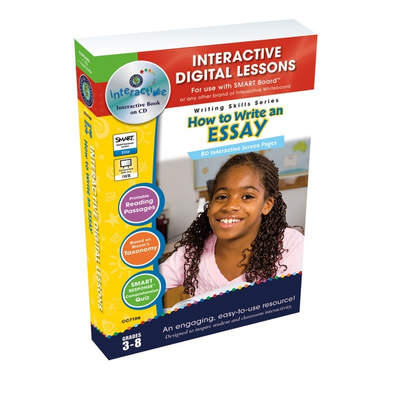Classroom Complete Press How To Write An Essay Interactive Whiteboard Lessons Book