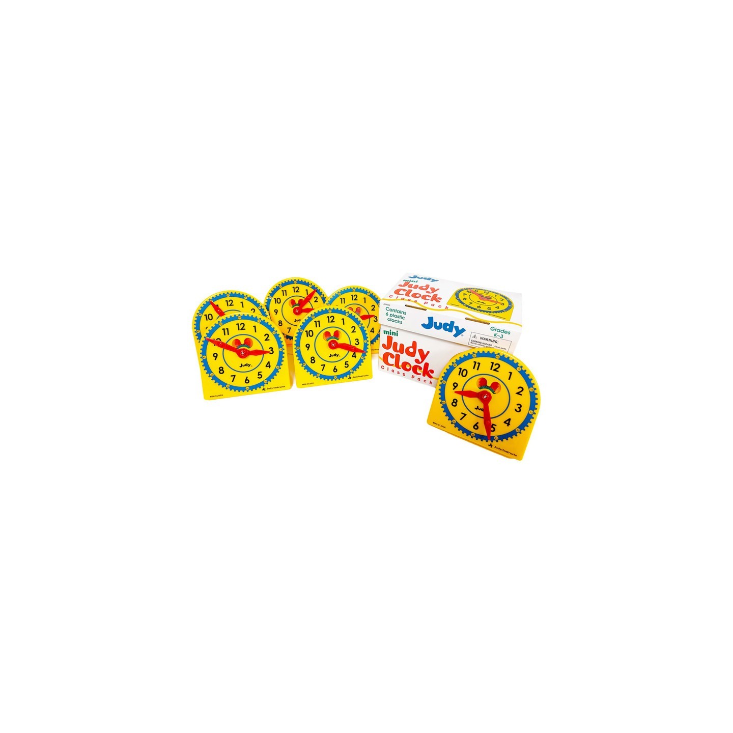 Judy® Judy Clock Class Pack, 6 Clocks