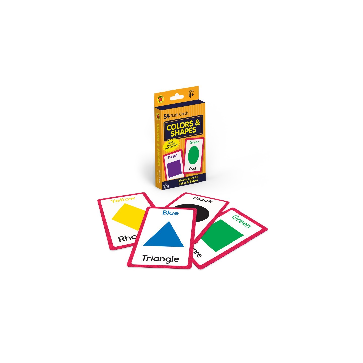Brighter Child® Colors and Shapes Flash Cards, 54 Cards