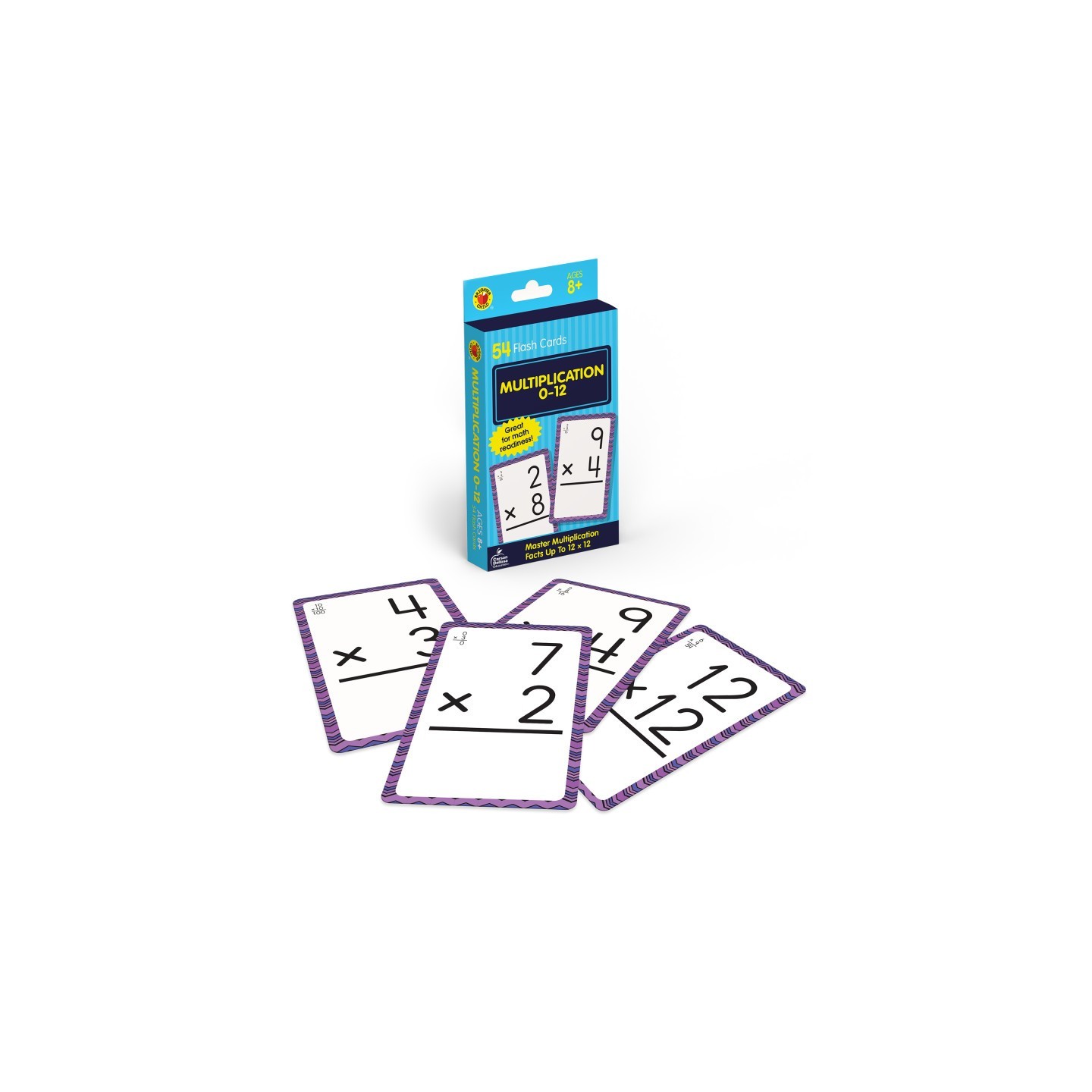 Brighter Child® Multiplication 0 to 12 Flash Cards, 54 Cards