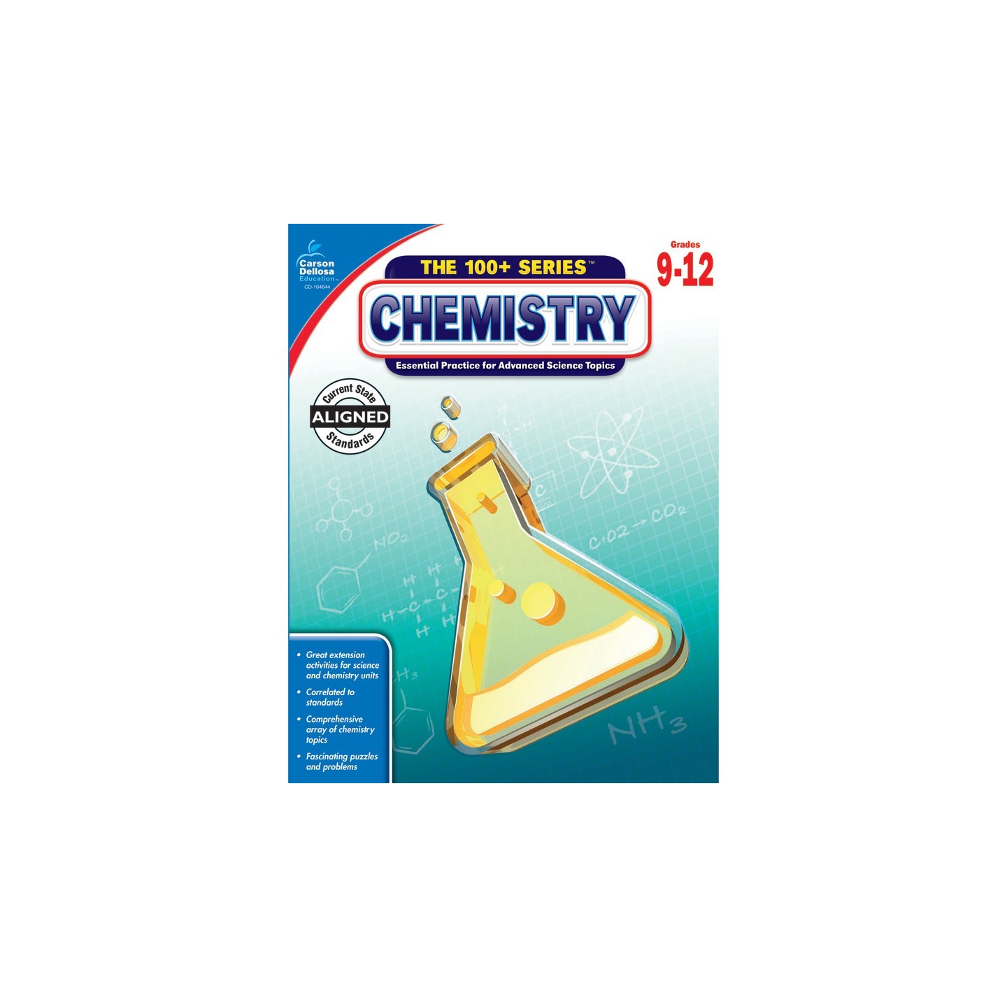 Carson Dellosa Education Chemistry Workbook, Grade 9-12