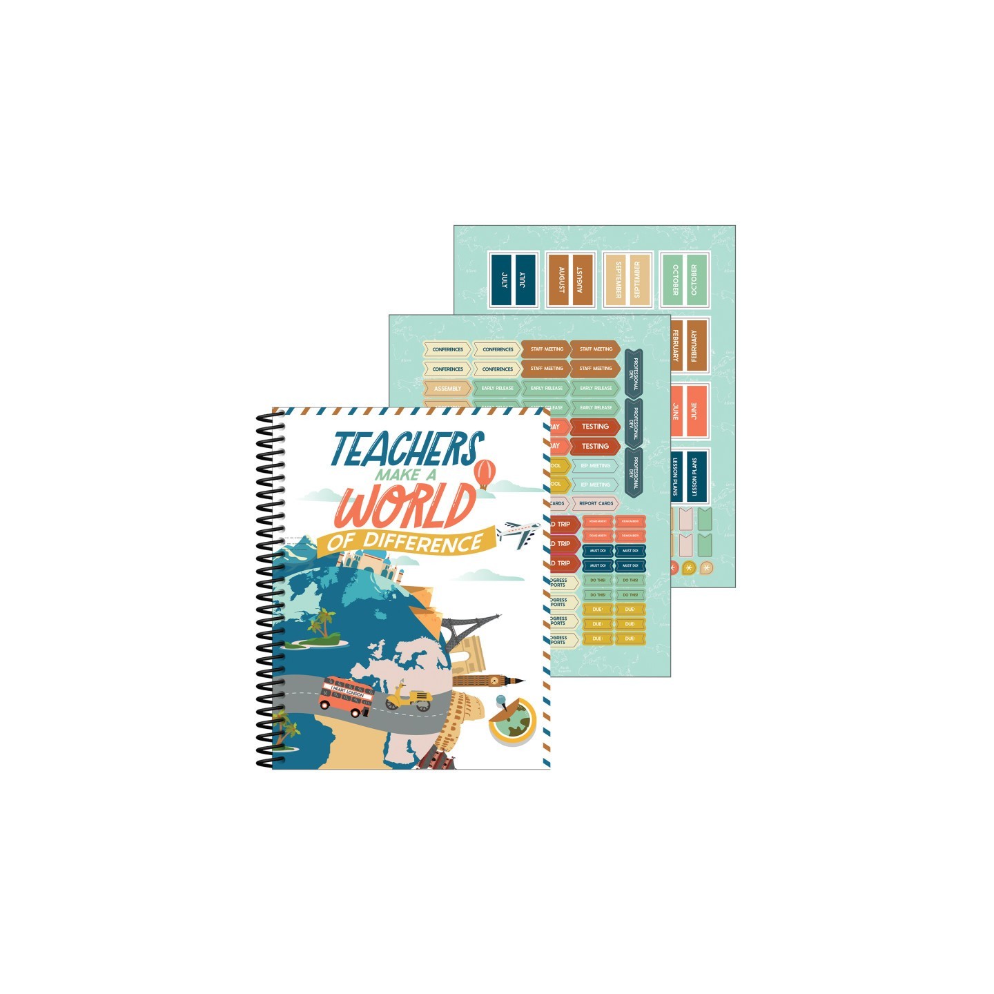 Carson Dellosa Education Let's Explore Teacher Planner
