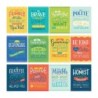 Carson Dellosa Education Mini Posters: Positive Character Traits Poster Set, 12 Pieces