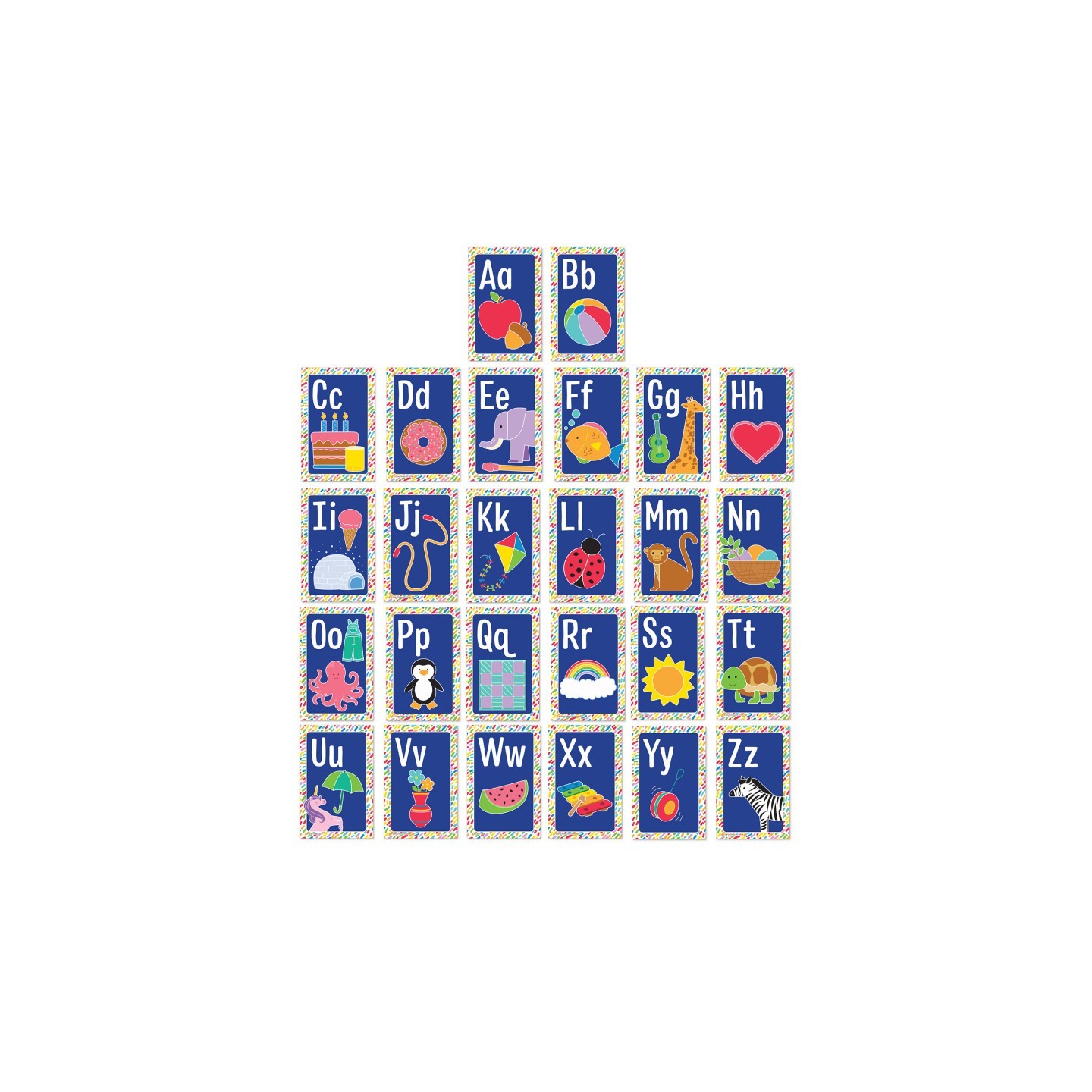 Carson Dellosa Education Mini Posters: Alphabet Cards Poster Set