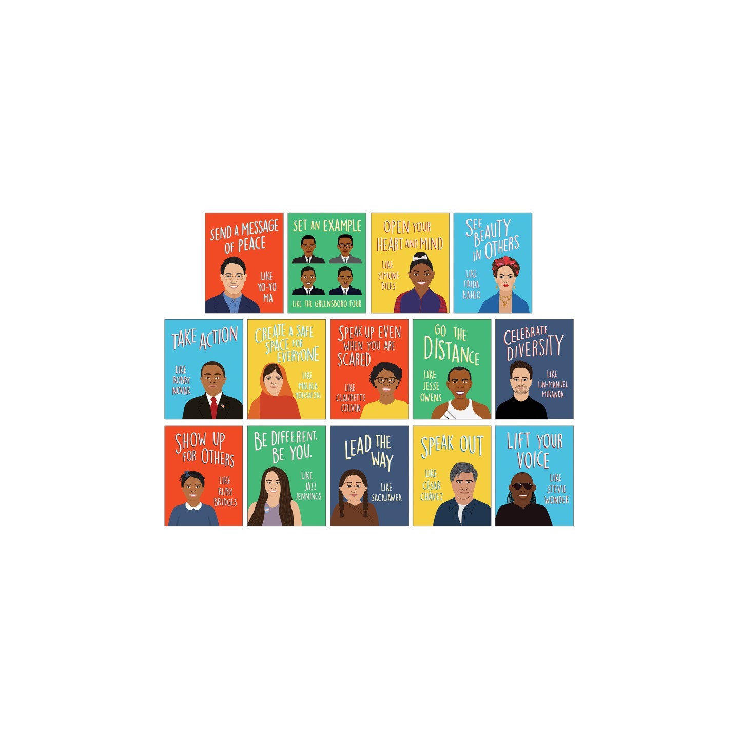 Carson Dellosa Education Mini Posters: Be an Ally Like Me Poster Set