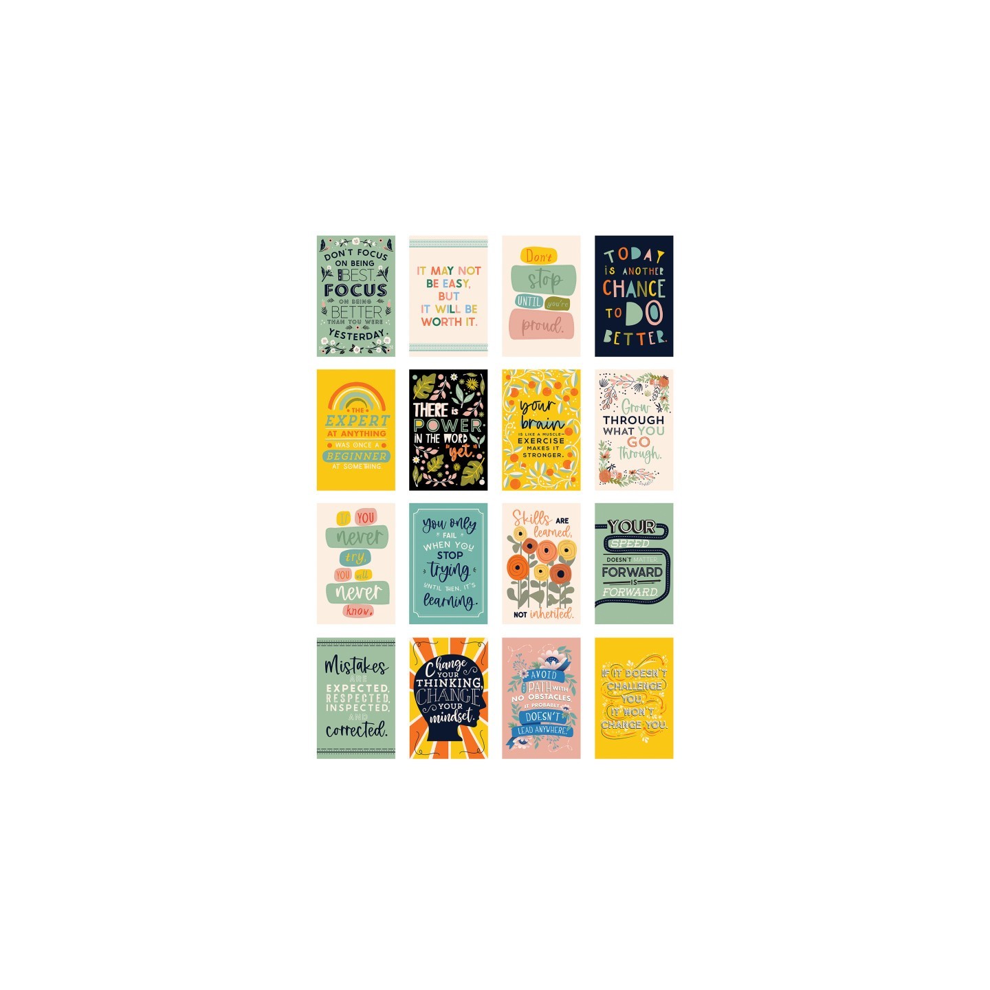 Carson Dellosa Education Motivational Posters Poster Set, Set of 16