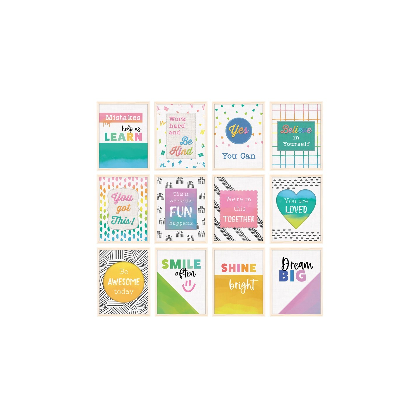 Happily Ever Elementary Mini Posters: Creatively Inspired Poster Set