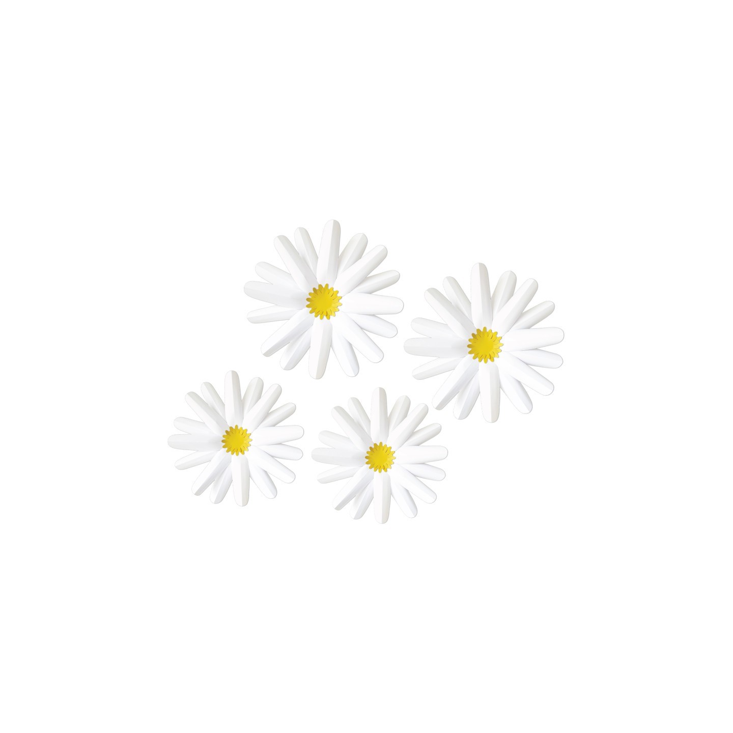 Carson Dellosa Education Happily Ever Elementary Retro Remix Daisies Dimensional Accents, Pack of 4