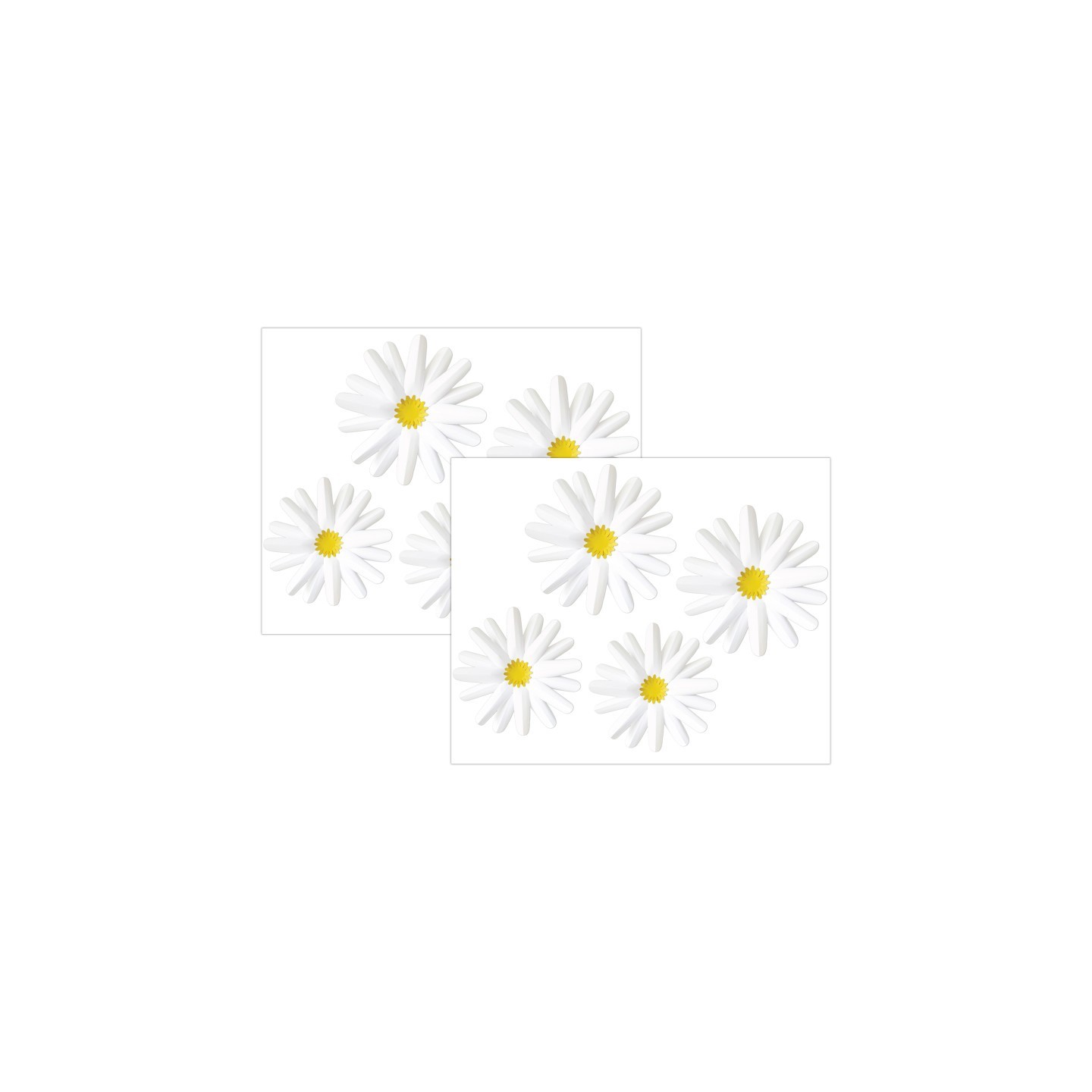 Carson Dellosa Education Happily Ever Elementary Retro Remix Daisies Dimensional Accents, 4 Per Pack, 2 Packs