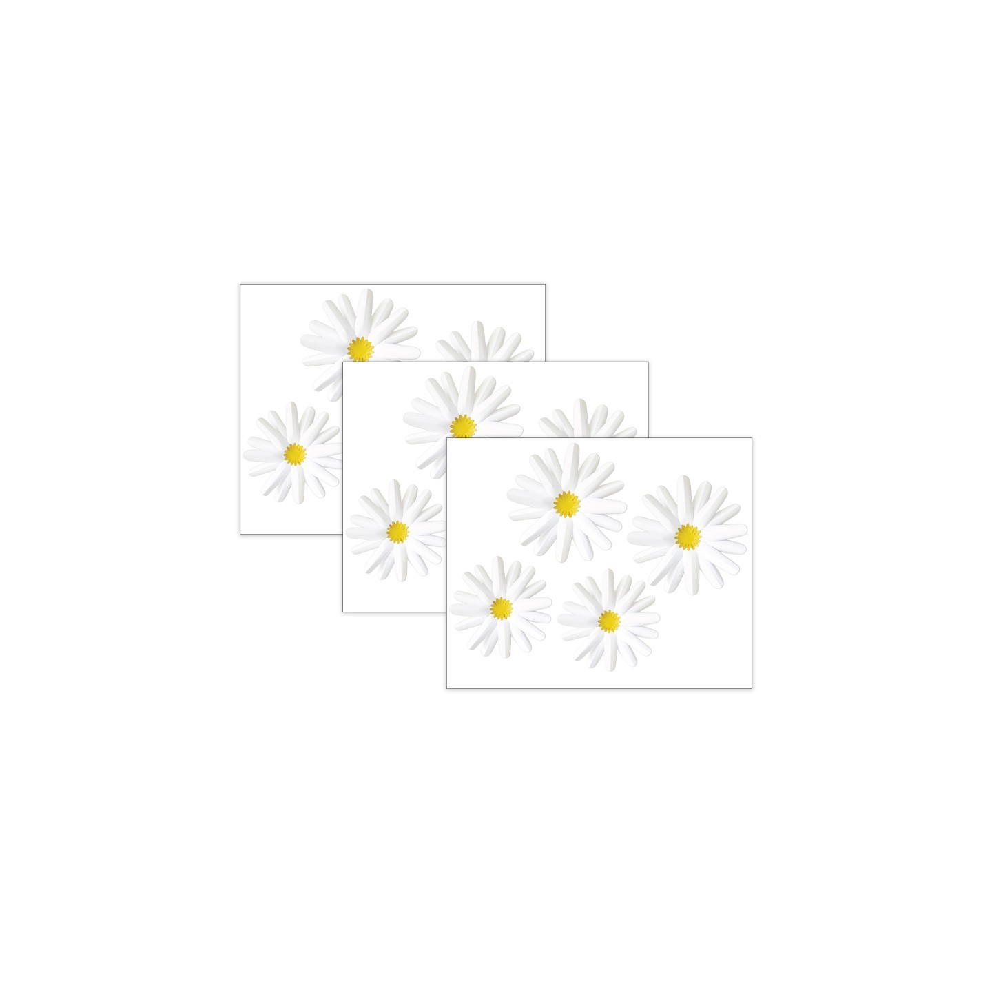 Carson Dellosa Education Happily Ever Elementary Retro Remix Daisies Dimensional Accents, 4 Per Pack, 3 Packs