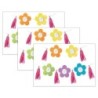 Carson Dellosa Education Happily Ever Elementary Retro Remix Flowers and Tassels Dimensional Accents, 3 Packs