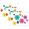 Carson Dellosa Education Happily Ever Elementary Retro Remix Flowers and Twinkles Dimensional Accents, 3 Packs