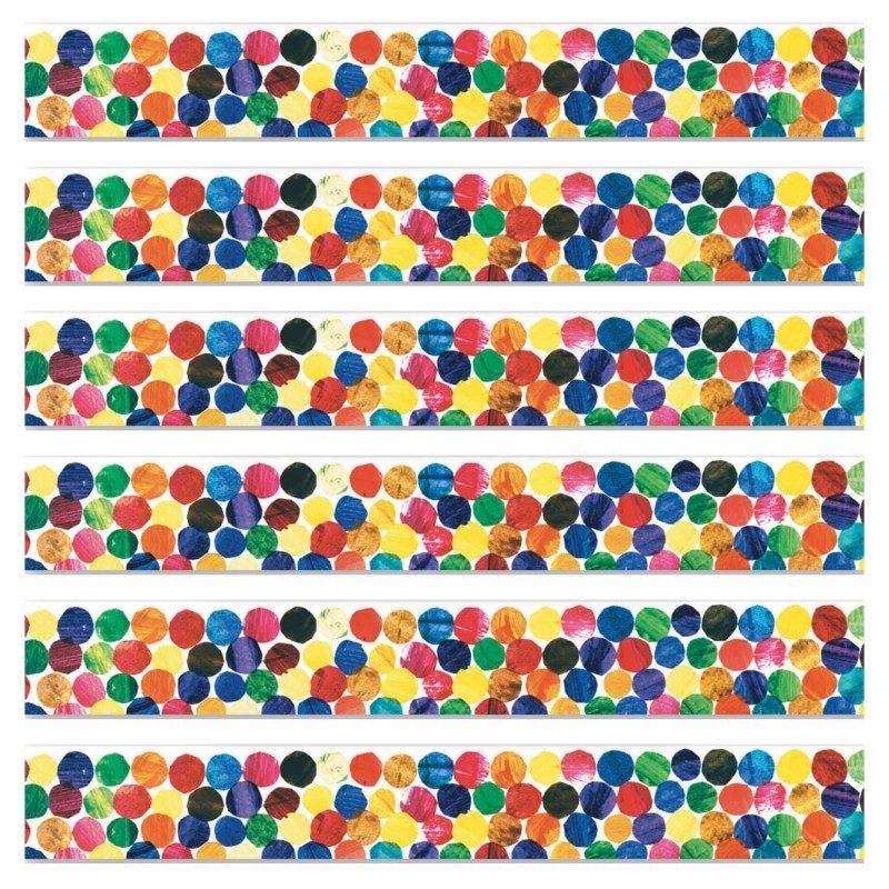 Carson Dellosa Education The Very Hungry Caterpillar™ Straight Border, 36 Feet Per Pack, 6 Packs