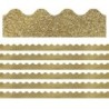 Carson Dellosa Education Sparkle + Shine Gold Glitter Scalloped Border, 39 Feet Per Pack, 6 Packs